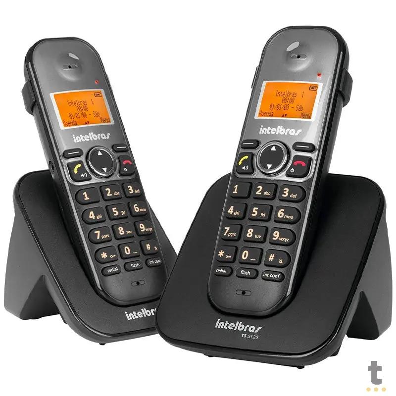 Telefone Sem Fio Intelbras Ts5122 Ident De Chamada + 1 Ramal - 4125122 Truedata